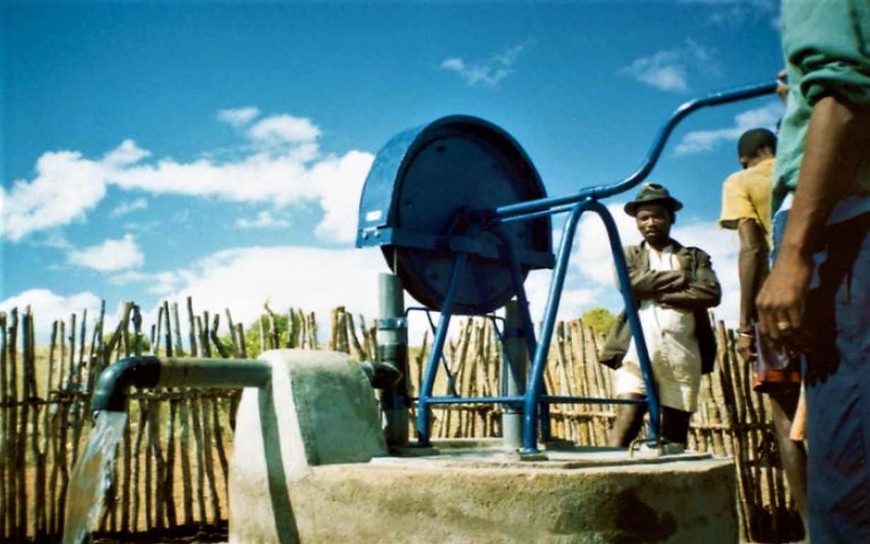 Madagascar type rope pump. Source: BAUMANN (2011) 