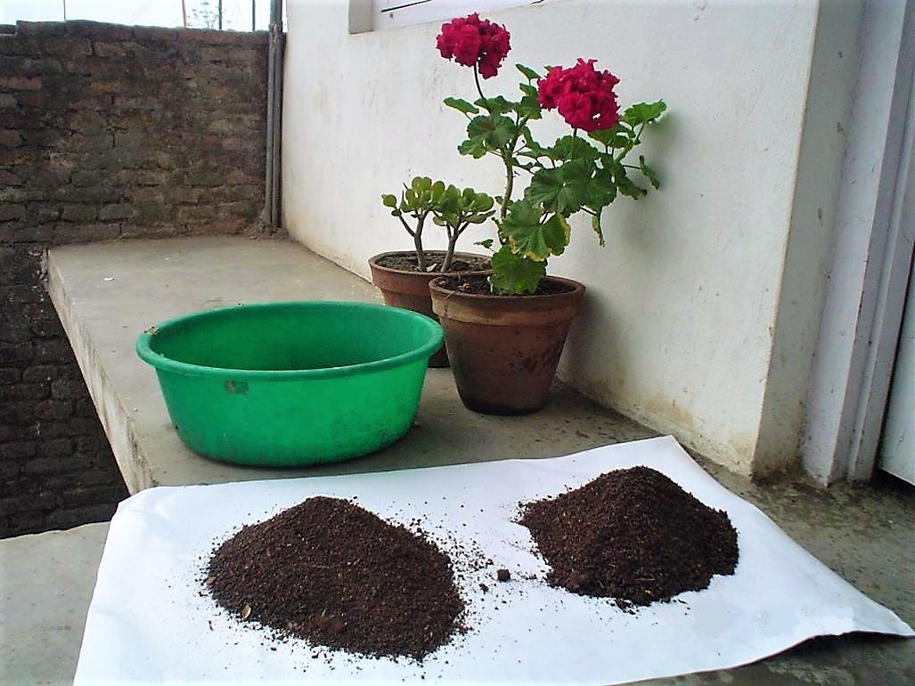 Vermi-compost, ready to use. Source: ENPHO (n.y.)