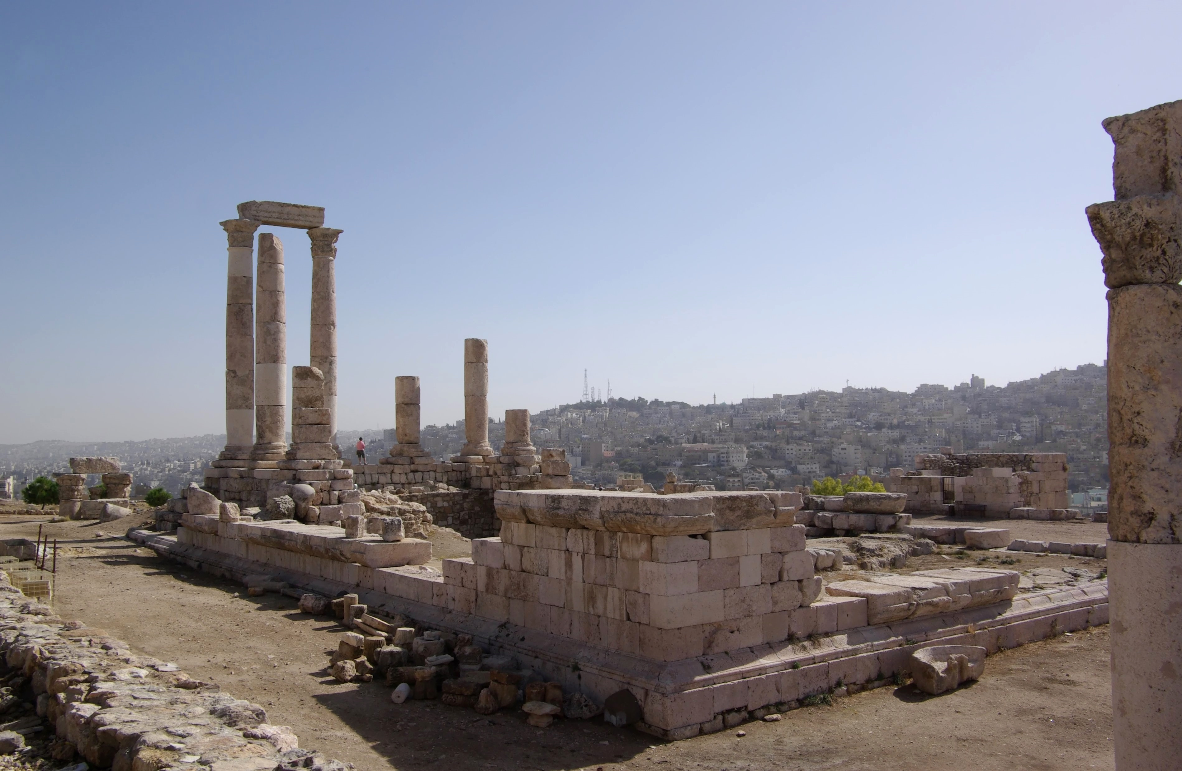 WERNER 2009. Ruins of the temple of Hercules (Amman, Jordan)