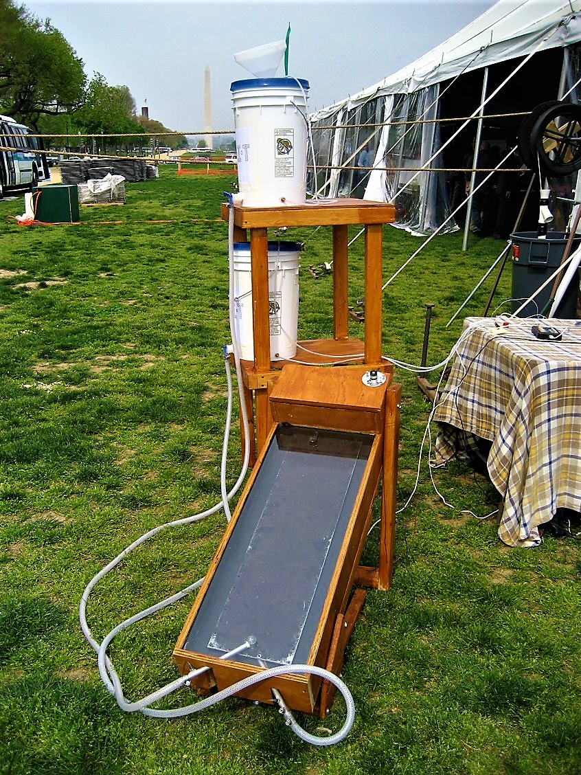 The Solar Pasteuriser with Integral Heat Exchanger (SPIHX). Source: RIT (2007)