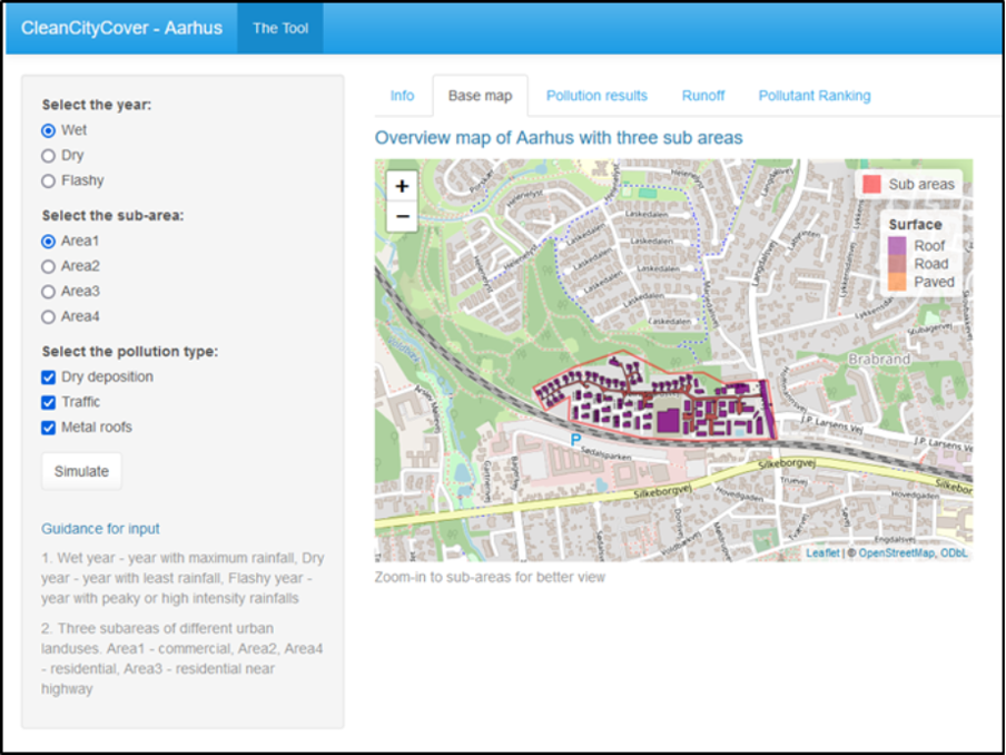 SHINYAPP 2026a. Fig 2 CleanCityCover interface upon launch...