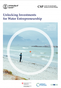 Unlocking Investments for Water Entrepreneurship